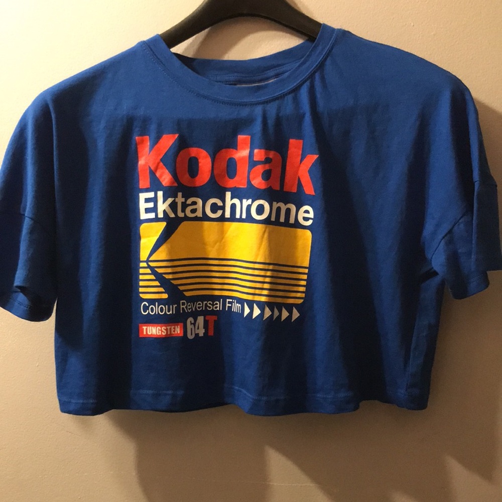 Kodak blue crop Top in Good condition